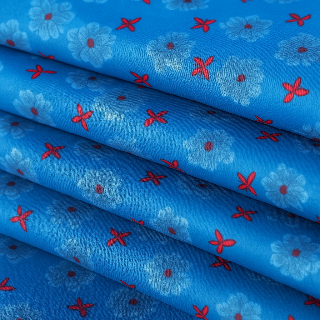 Digital Printed 2 piece Suit Unstitched polo cotton