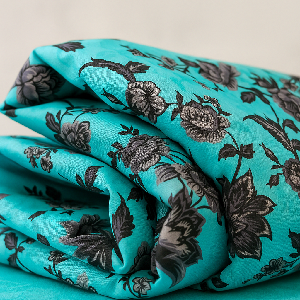 Digital Printed 2 piece Suit Unstitched polo cotton