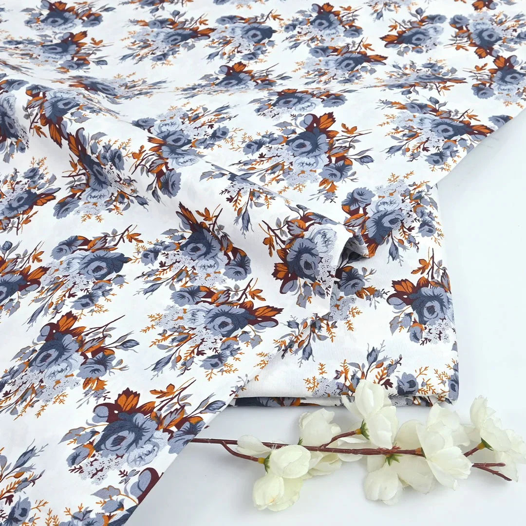 Digital Printed 2 piece Suit Unstitched polo cotton