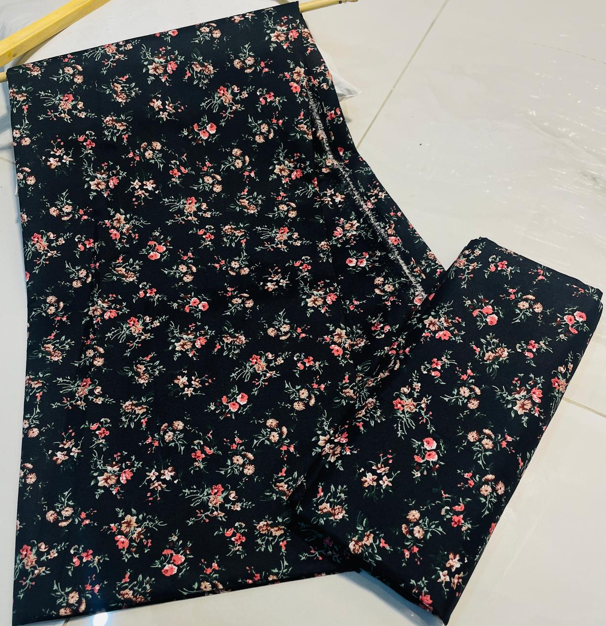 Digital Printed 2 piece Suit Unstitched polo cotton