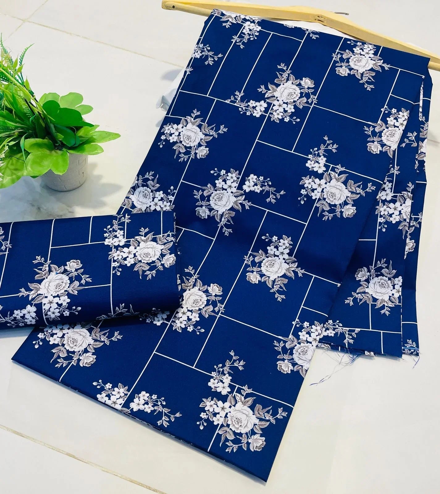 Digital Printed 2 piece Suit Unstitched polo cotton