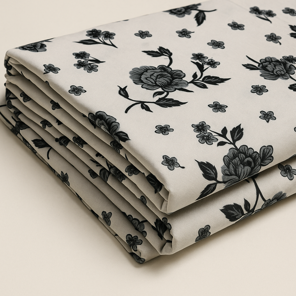 Digital Printed  2 piece Suit Unstitched polo cotton