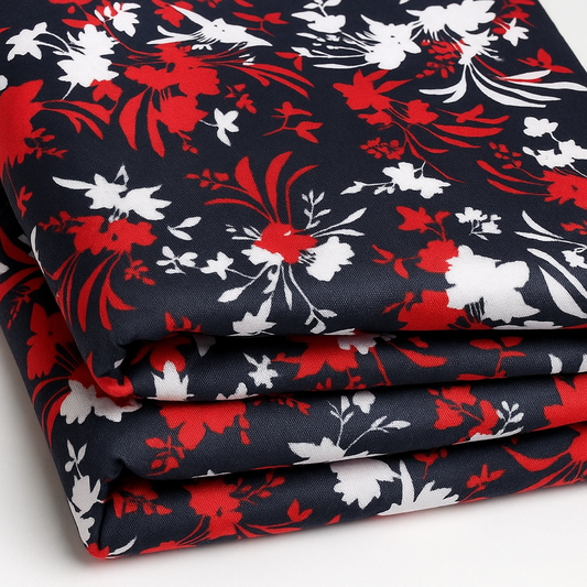 Digital Printed  2 piece Suit Unstitched polo cotton