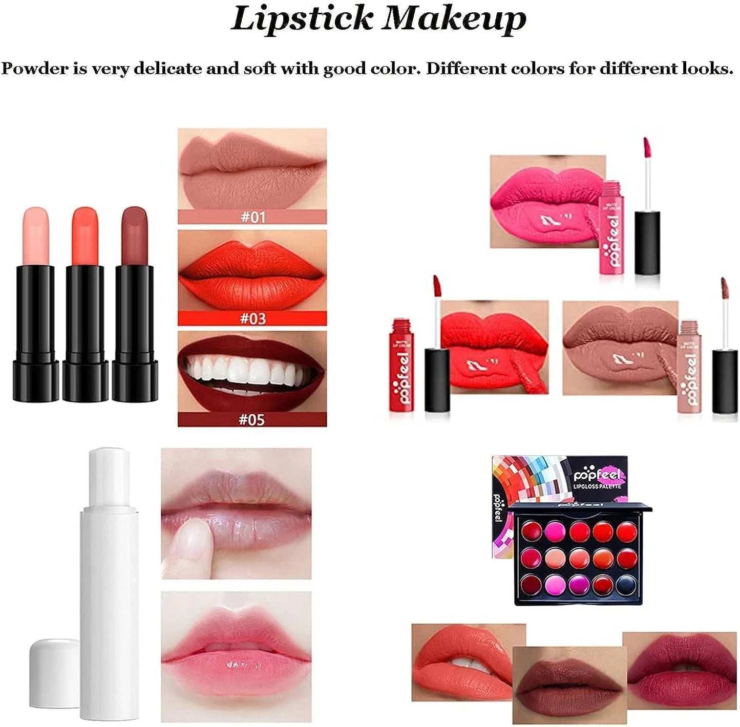 26 Pieces Complete Makeup Box All in one