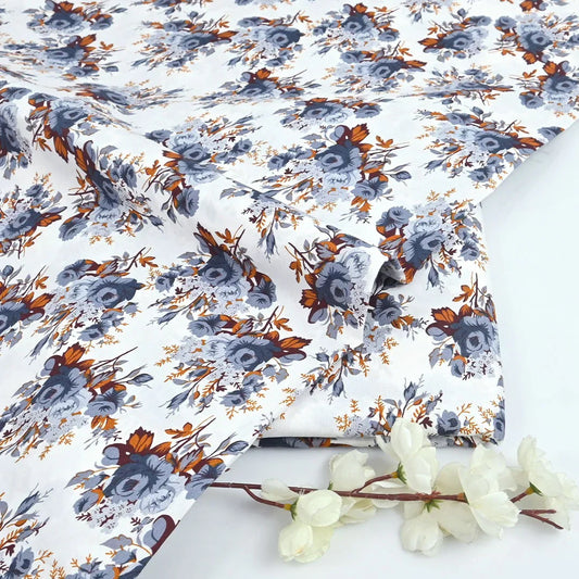 Digital Printed  2 piece Suit Unstitched polo cotton