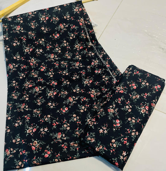 Digital Printed  2 piece Suit Unstitched polo cotton