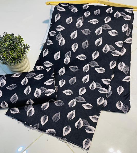 Digital Printed  2 piece Suit Unstitched polo cotton